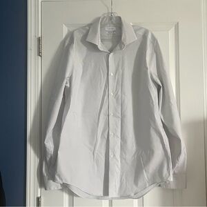 Calvin Klein White Dress Shirt - Size L